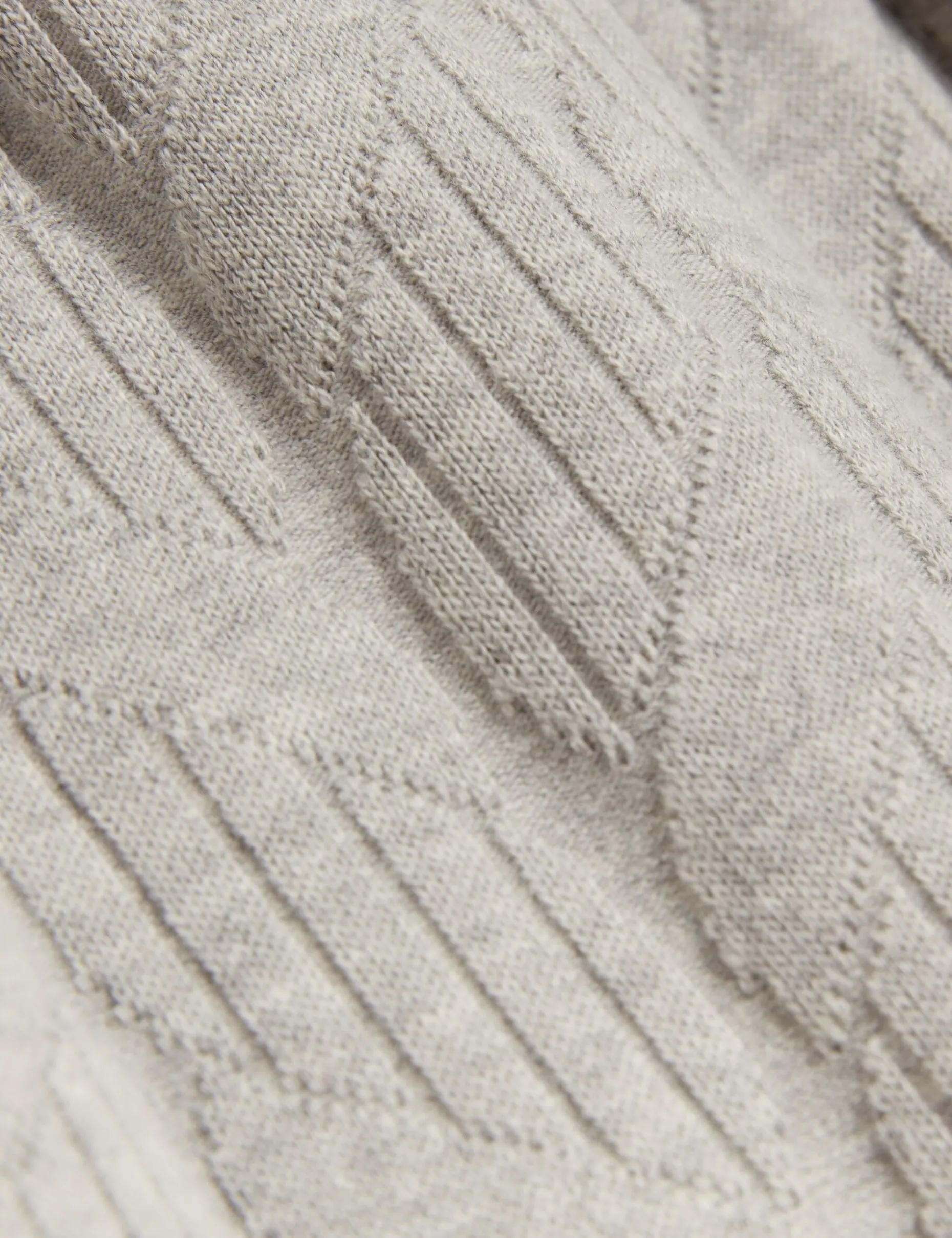 Cable Texture Pull-On Relaxed Shorts