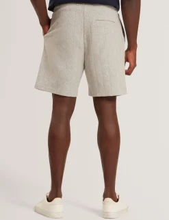 Cable Texture Pull-On Relaxed Shorts