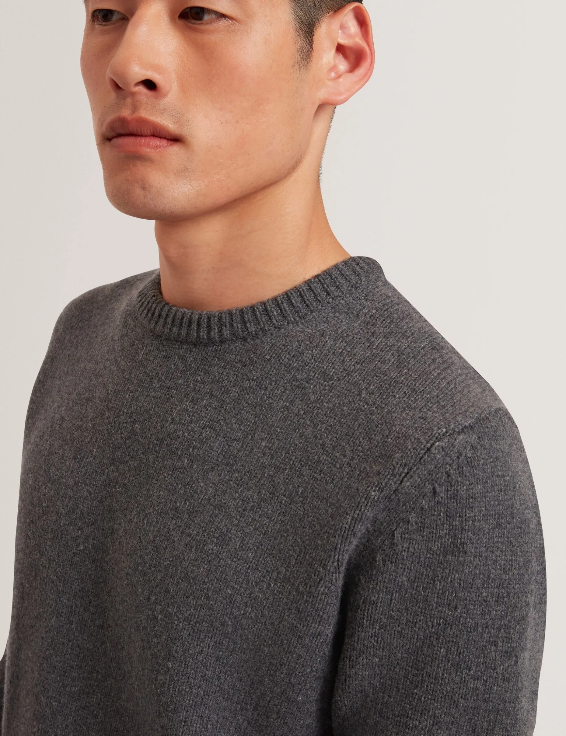 Chunky Knit Crew Neck Sweater