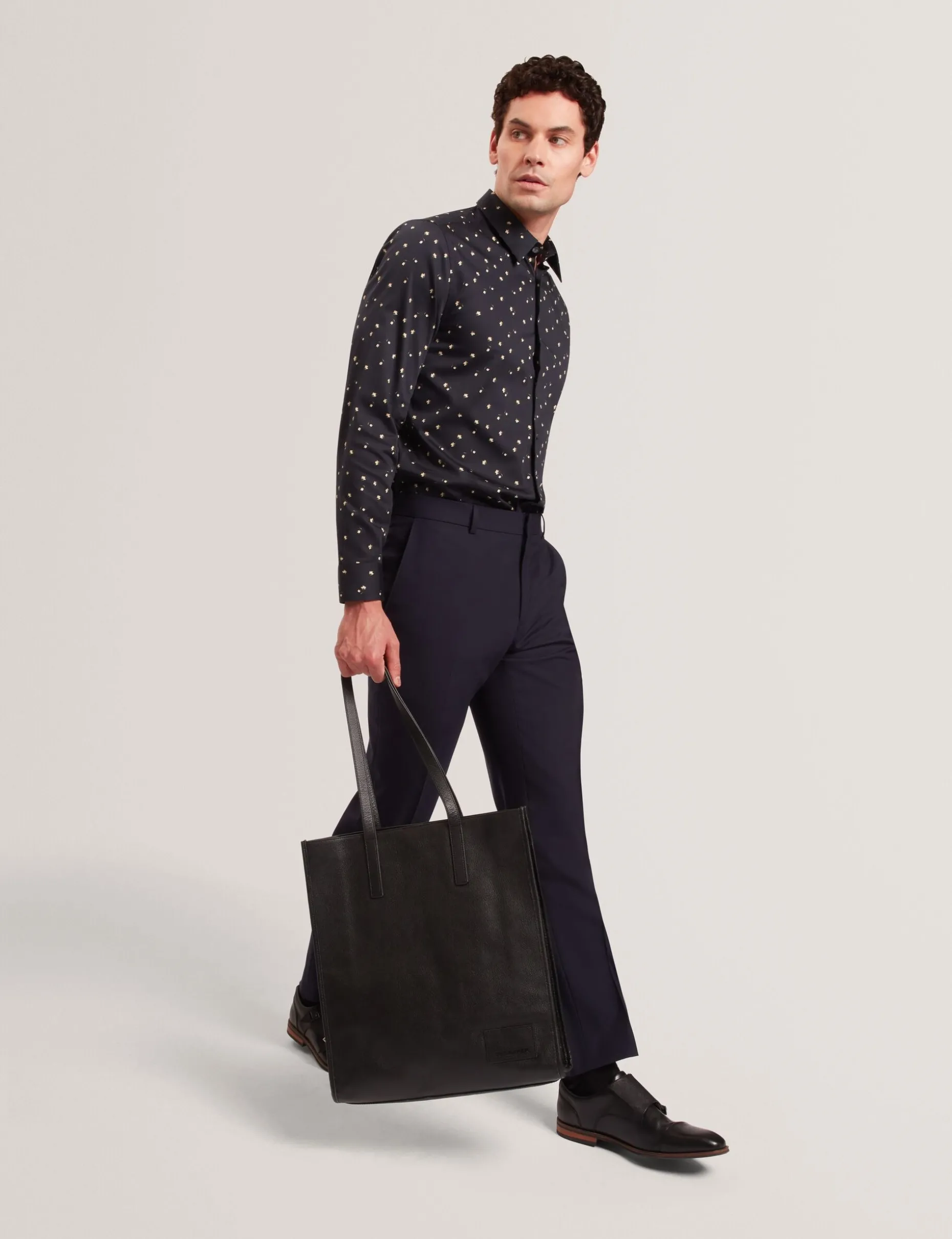 Ditsy Blooms Slim Long Sleeve Shirt