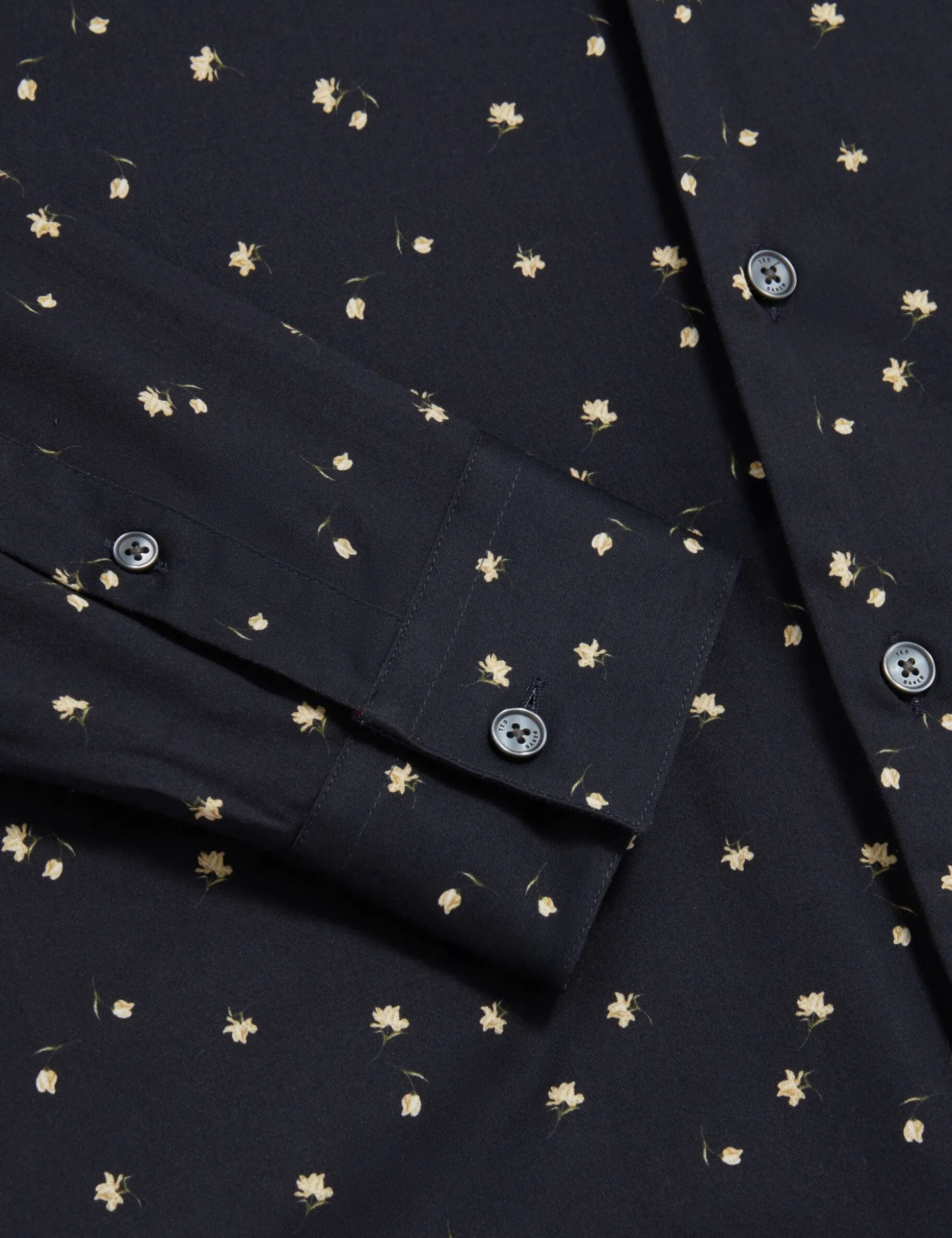 Ditsy Blooms Slim Long Sleeve Shirt