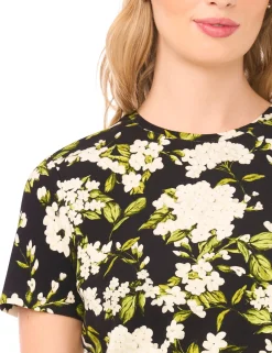 Floral Cotton Short Sleeve T-Shirt