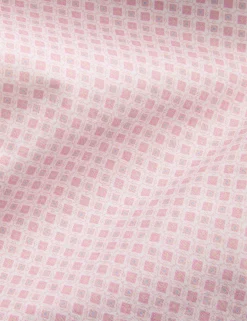 Geo Print Stretch Cotton Slim Fit Shirt