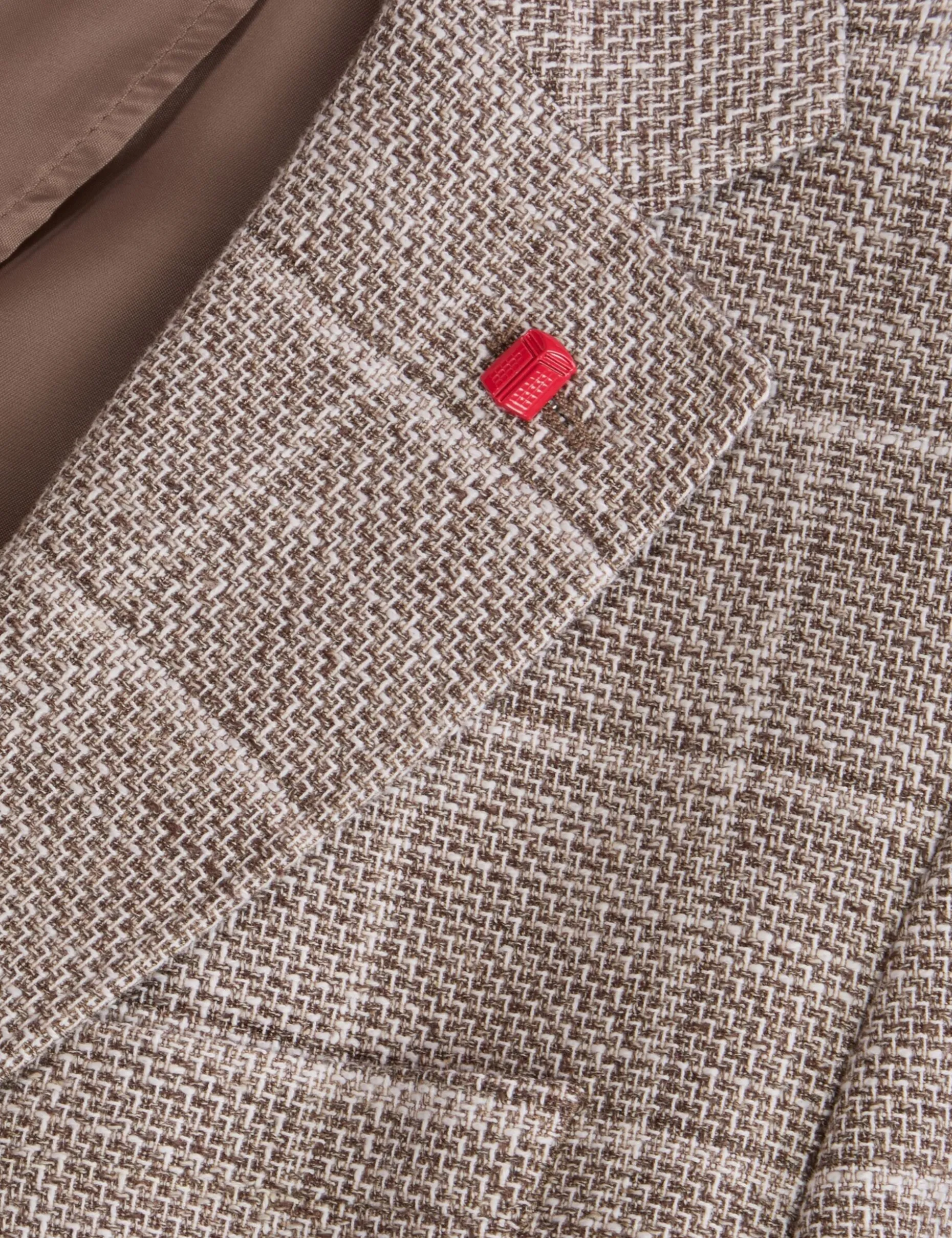 Grid Check Cotton Blend Blazer