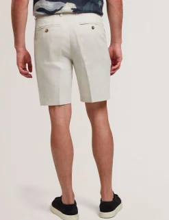 Linen Cotton Woven Tailored Shorts