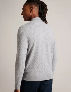 Long Sleeve T Stitch Knitted Polo