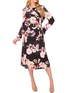 Printed Trench Coat