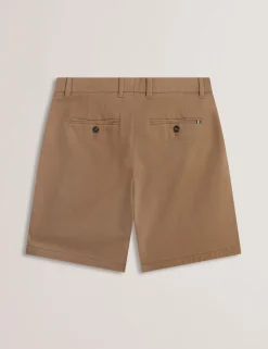 Regular Fit Cotton Blend Chino Shorts