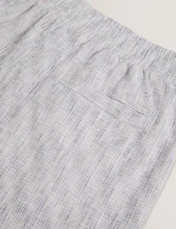 Relaxed Grindle Texture Pull-On Shorts