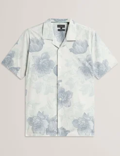 Relaxed Shaded Floral Short Sleeve Shirt