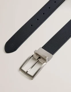 Reversible Textured Leather Belt