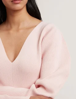 Rib Sculpt Sleeve Sweater