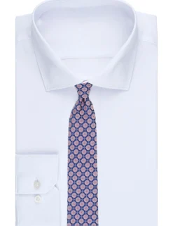Roundel Print Silk Tie