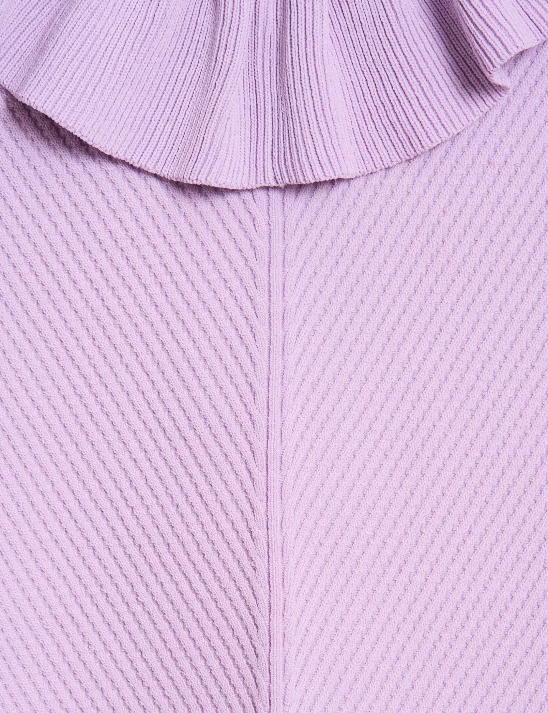 Sleeveless Knit Ruffle Top