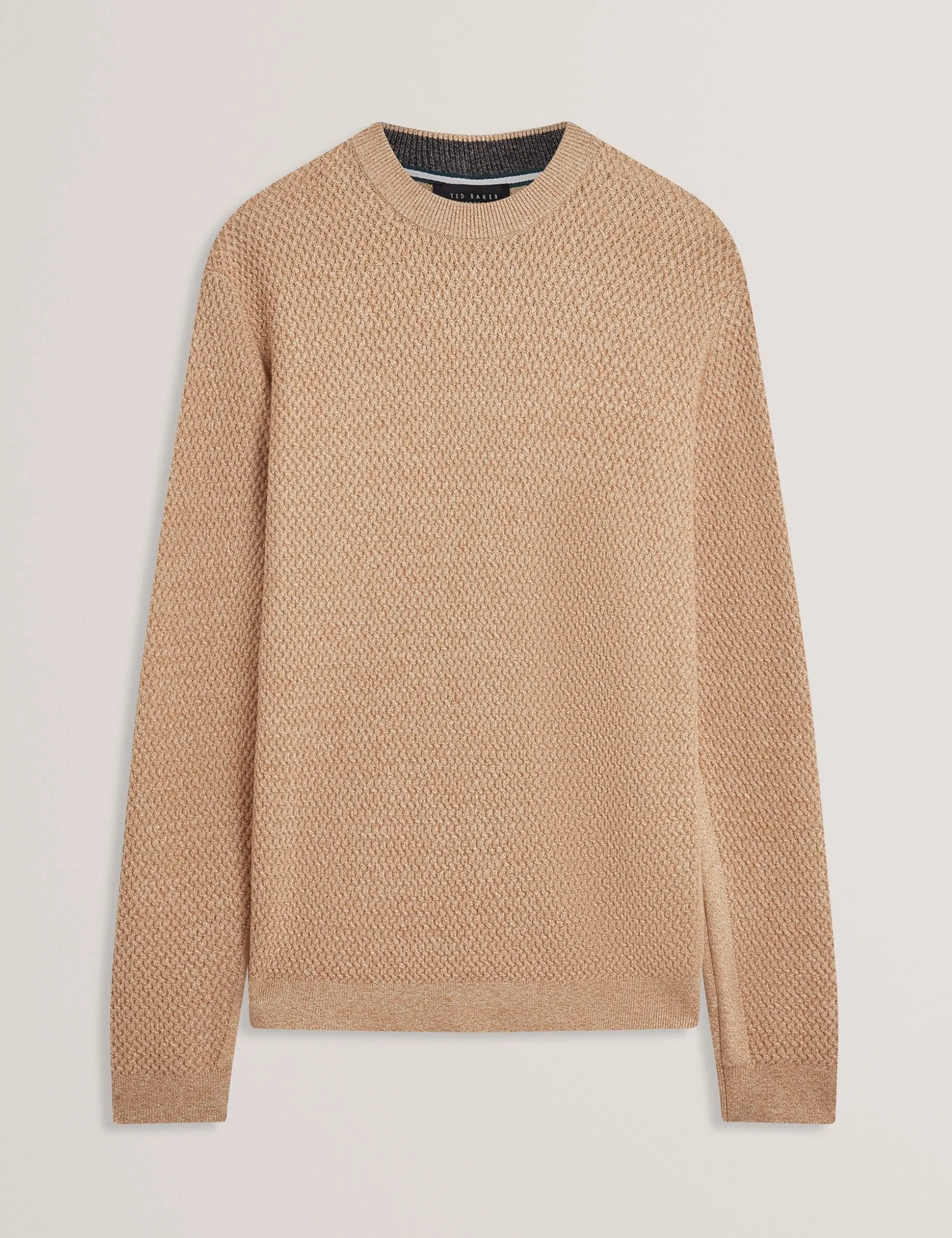 Textured Stitch Marled Knit Jumper