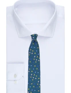 Vine Floral Silk Tie