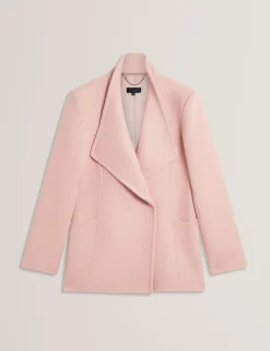 Wool Rich Hourglass Short Wrap Coat